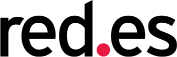 Logotipo de red.es, entidad pública que promueve la transformación digital en España y fomenta el uso de internet y nuevas tecnologías.